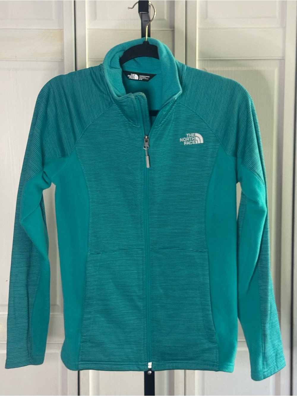 The North Face Teal Full-Zip Women's Fleece Jacket